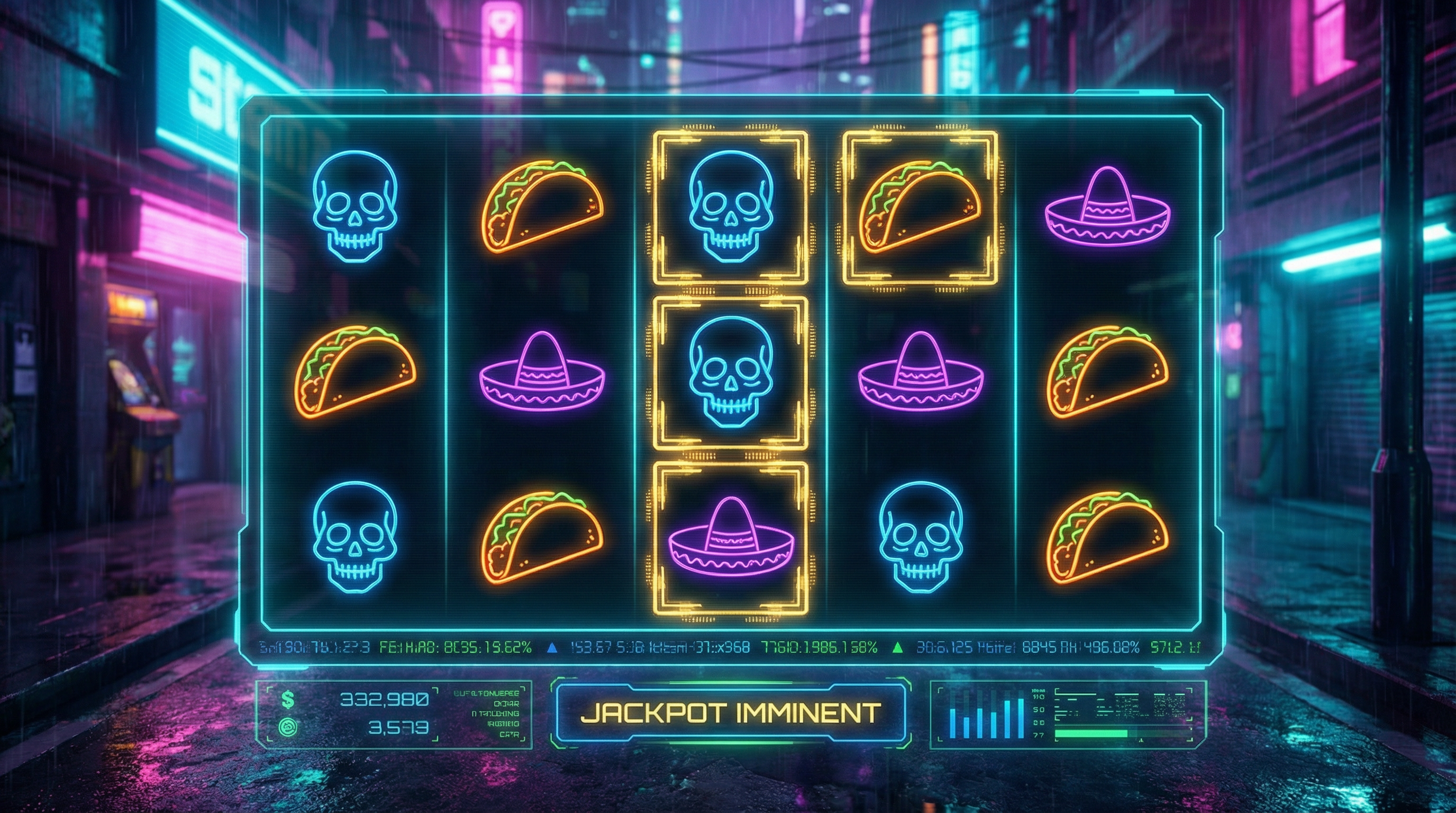 5x3 Reel Grid Architecture