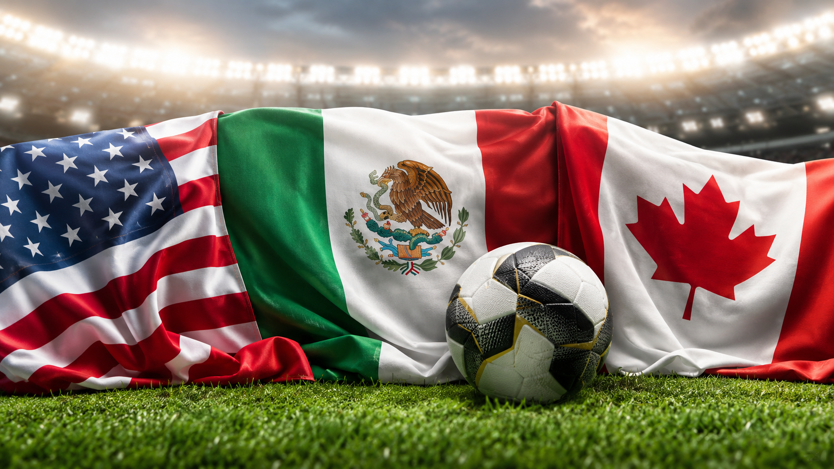 Flags of North American Host Nations