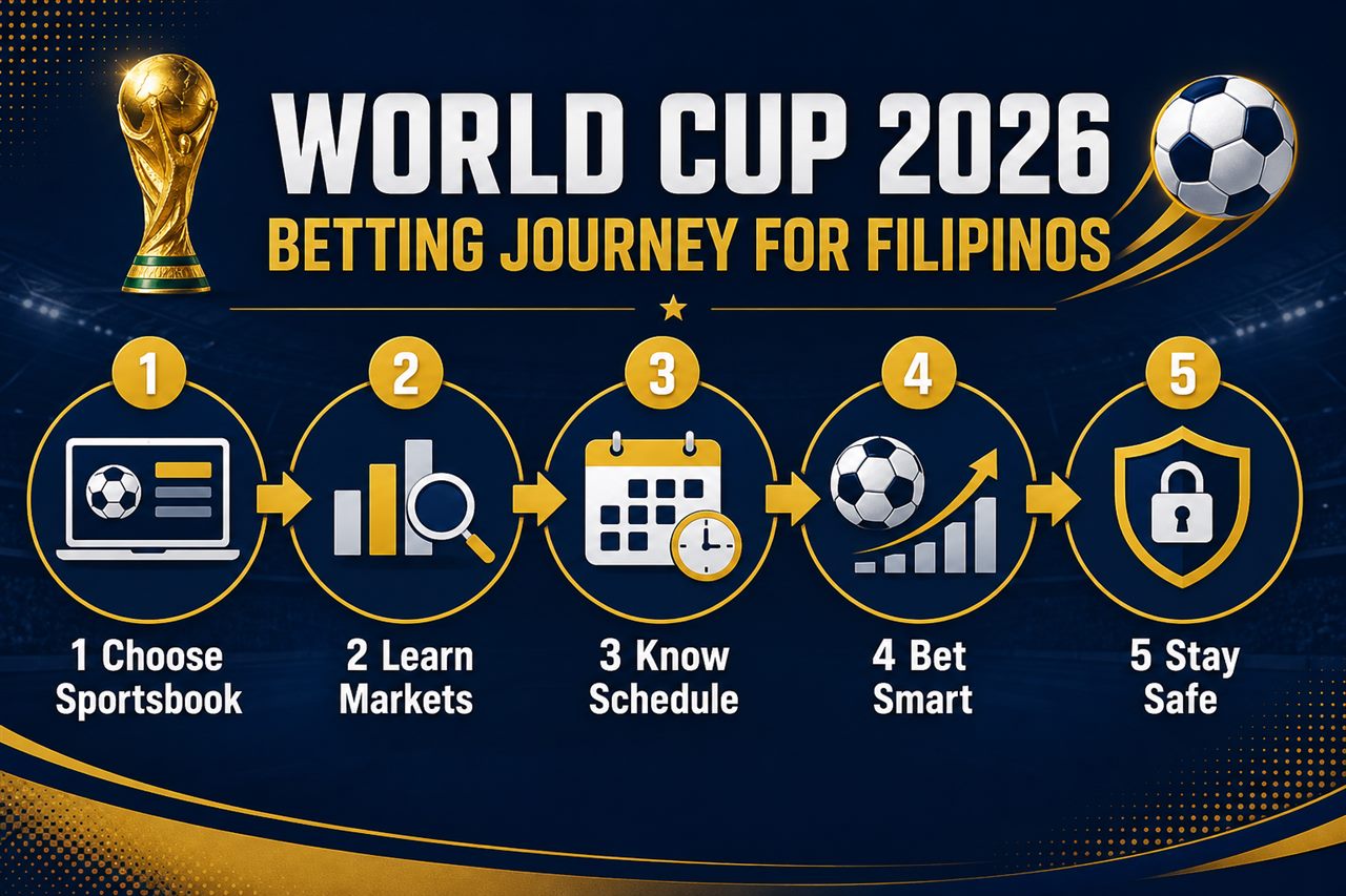 Five-step World Cup 2026 betting process for Filipino beginners