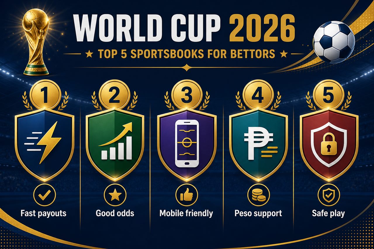 Top 5 sportsbooks ranked for Filipino World Cup 2026 bettors