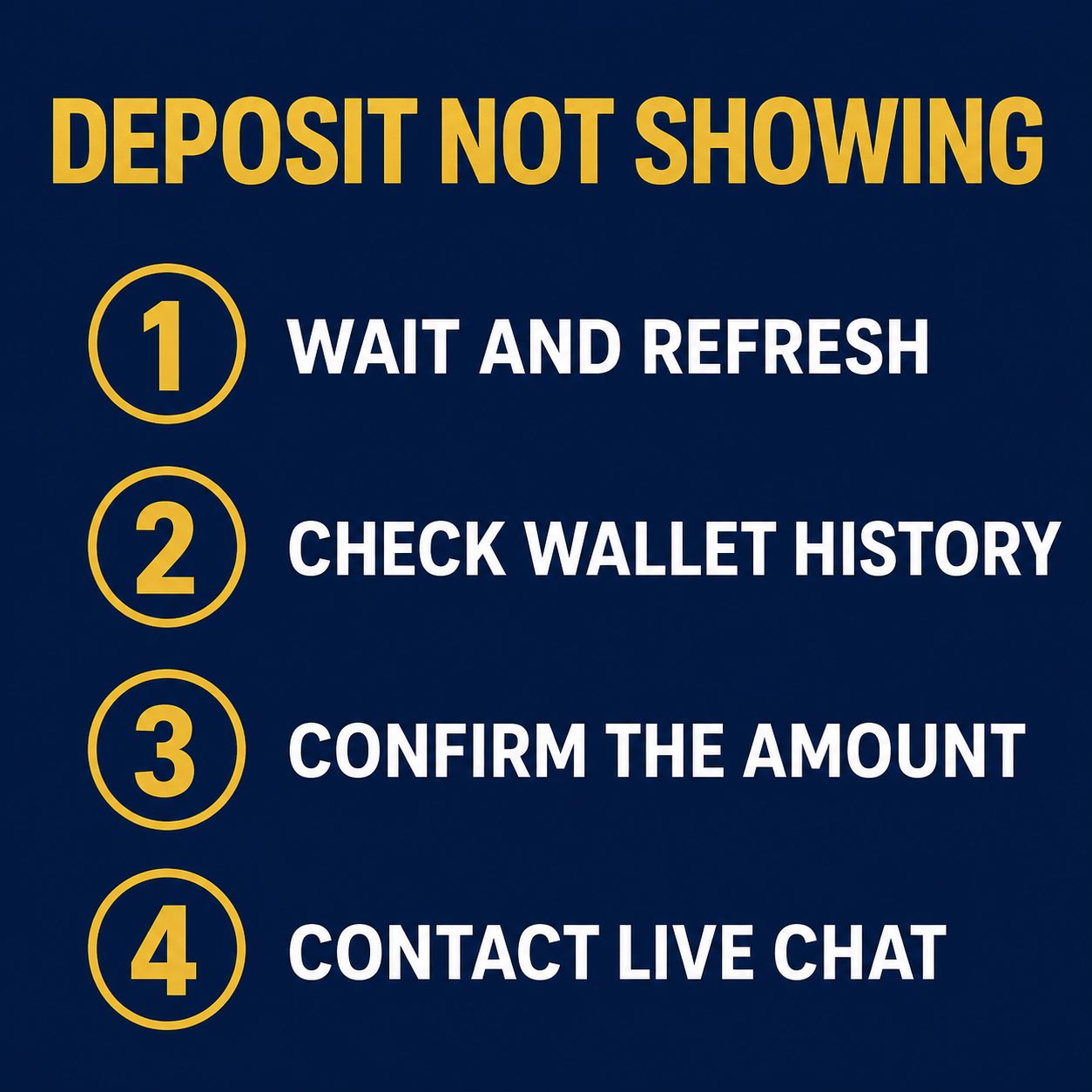 What to do if a FalconPlay deposit does not show up