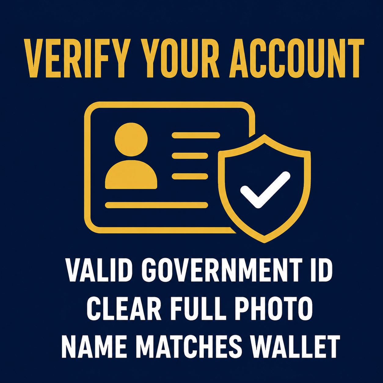 FalconPlay account verification showing an ID document and a verified badge