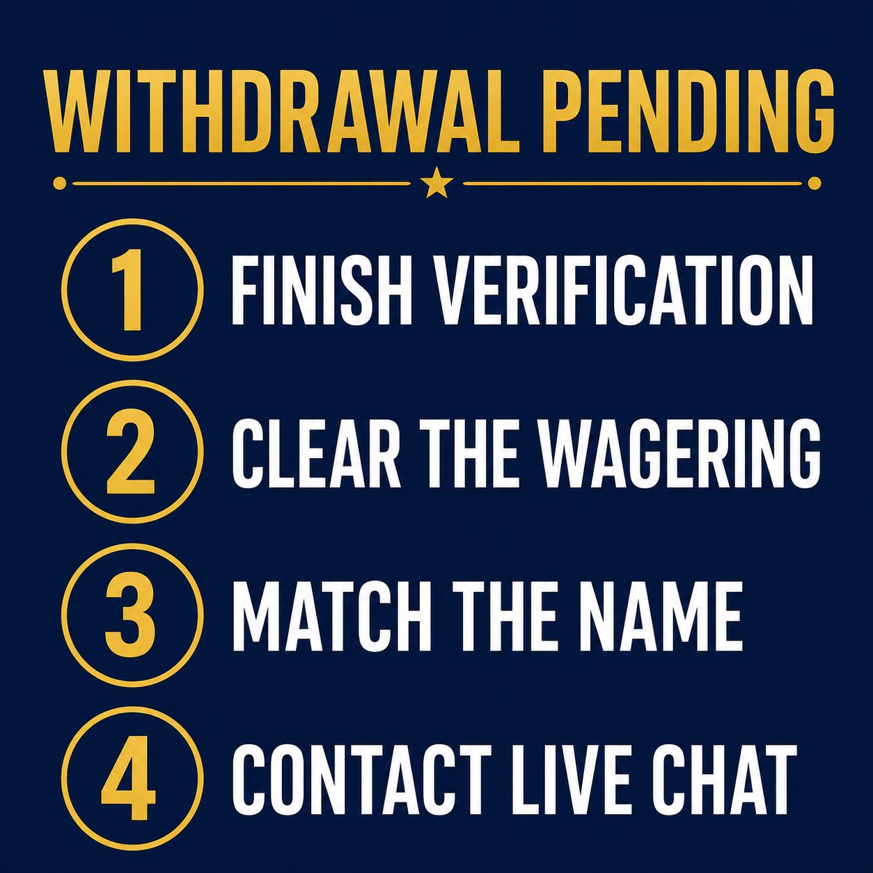 What to check if a FalconPlay withdrawal is stuck on pending